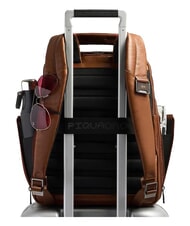 PIQUADRO W143 Zaino da viaggio e porta PC 14" CUOIO - Zaini Scuola & Tempo Libero - 3