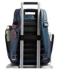 PIQUADRO W143 Zaino da viaggio e porta PC 14" blu - Zaini Scuola & Tempo Libero - 3