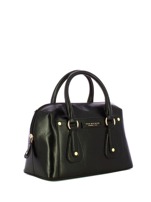 CECILIA Borsa bauletto a spalla, con tracolla Nero Oro - Borse Donna