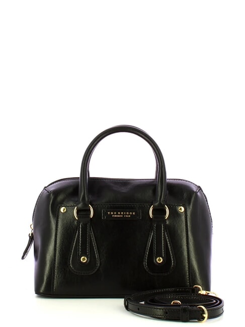 CECILIA Borsa bauletto a spalla, con tracolla Nero Oro - Borse Donna