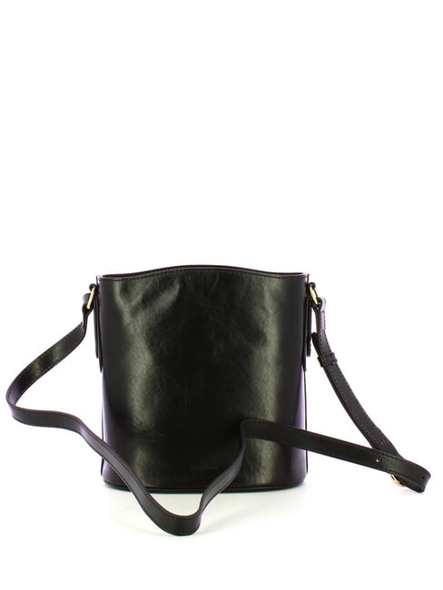 CECILIA Borsa a secchiello in pelle Nero Oro - Borse Donna