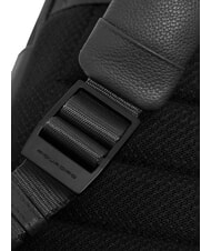 PIQUADRO RUSSEL Zaino porta PC 14" con patta Nero - Zaini Scuola & Tempo Libero - 7