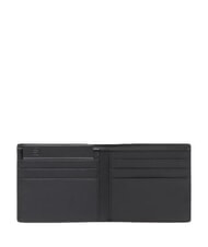 PIQUADRO W145 Portafoglio a 5 scomparti Nero - Portafogli Uomo - 3