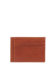 PIQUADRO W143 Portacard piatto in pelle CUOIO - Portafogli Uomo - 2