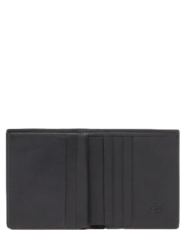 W143 Portafoglio in pelle Nero - Portafogli Uomo