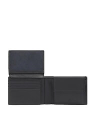 PIQUADRO W145 Portafoglio a 7 scomparti Nero - Portafogli Uomo - 4
