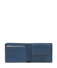 PIQUADRO W143 Portafoglio in pelle blu - Portafogli Uomo - 3