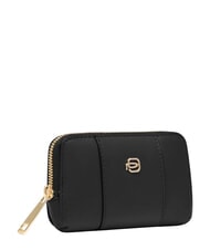 PIQUADRO CIRCLE Portachiavi a zip, in pelle Nero - Portachiavi - 3