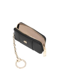 PIQUADRO CIRCLE Portachiavi a zip, in pelle Nero - Portachiavi - 4