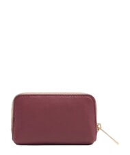 PIQUADRO CIRCLE Portachiavi a zip, in pelle bordeaux/rosa - Portachiavi - 2