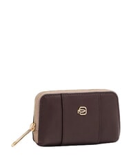 PIQUADRO CIRCLE Portachiavi a zip, in pelle bordeaux/rosa - Portachiavi - 3