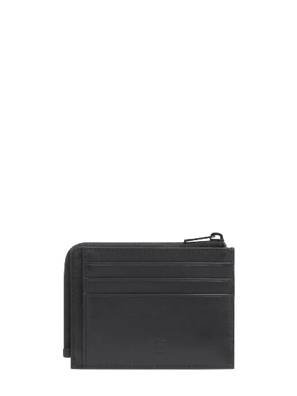 W145 Porta carte a 6 scomparti Nero - Portafogli Uomo