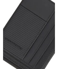 PIQUADRO W145 Porta carte a 6 scomparti Nero - Portafogli Uomo - 3