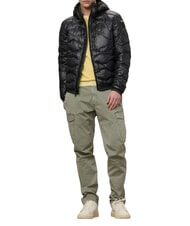 BLAUER WAVE Giubbino corto trapuntato in piuma nero - Piumini Uomo - 3