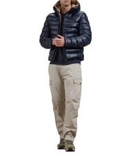 BLAUER ADAMS Giubbino corto, imbottitura ovatta blu int tabacco - Piumini Uomo - 3