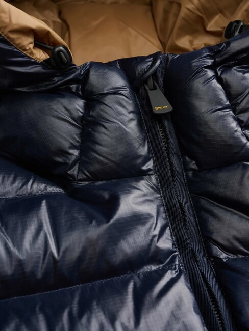 ADAMS Giubbino corto, imbottitura ovatta blu int tabacco - Piumini Uomo