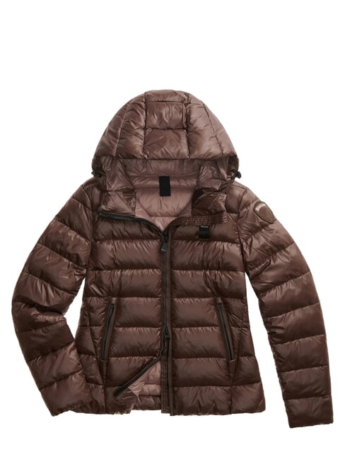 CAROLL Piumino termico imbottito ovatta brown 30b int brown 30c - Piumini Donna