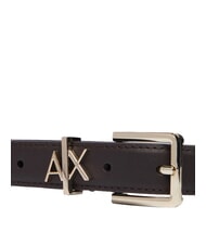 ARMANI EXCHANGE TONGUE Cintura in pelle antagonist - Cinture - 2