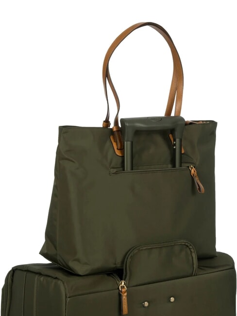 X-COLLECTION Shopper a spalla oliva - Borse Donna