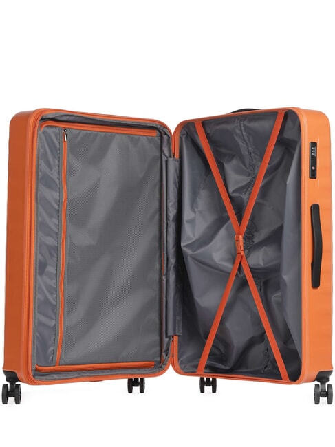 NAUSICAA Trolley Grande, espandibile ARANCIO - Trolley Rigidi