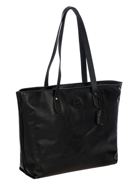 VOLTERRA Shopping Bag in pelle Nero - Borse Donna