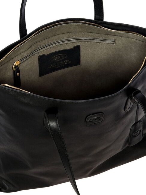 VOLTERRA Shopping Bag in pelle Nero - Borse Donna