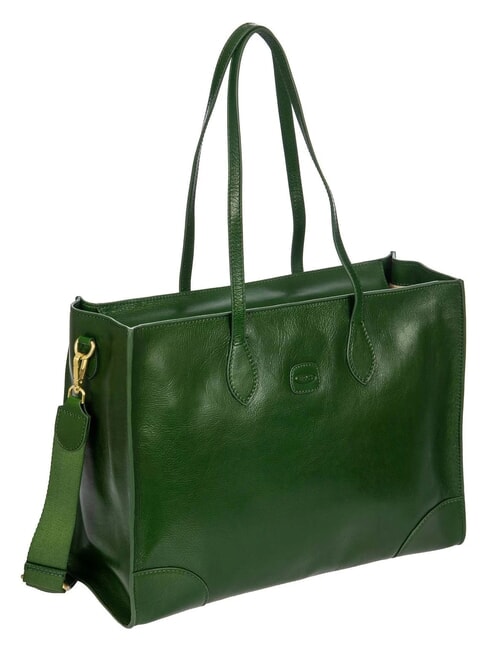 VOLTERRA Shopper porta PC in pelle Pino - Borse Donna