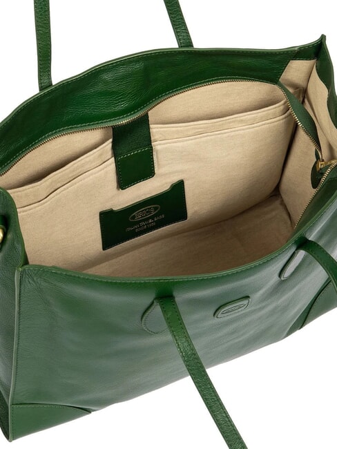 VOLTERRA Shopper porta PC in pelle Pino - Borse Donna