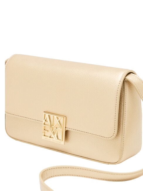 AMY Mini Bag a tracolla light gold satin - Borse Donna