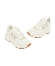 ARMANI EXCHANGE NIKY Sneakers off white+pale gold - Scarpe Donna - 5