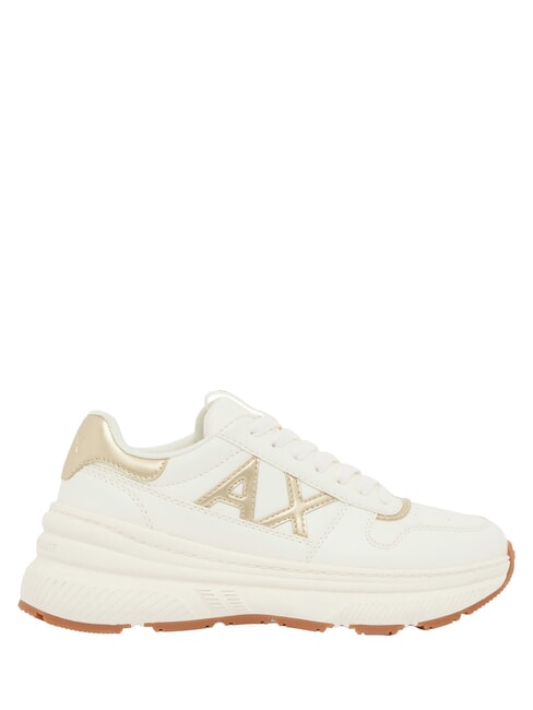 NIKY Sneakers off white+pale gold - Scarpe Donna