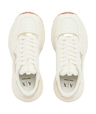 ARMANI EXCHANGE NIKY Sneakers off white+pale gold - Scarpe Donna - 3