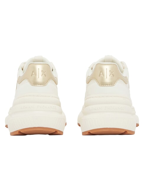 NIKY Sneakers off white+pale gold - Scarpe Donna