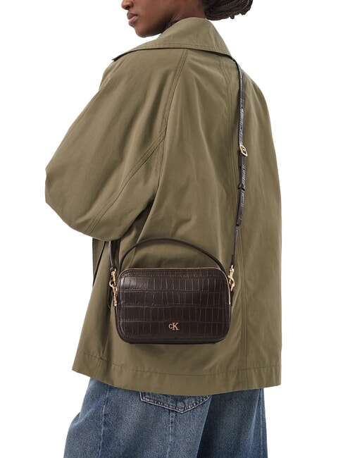 CK CROC Mini Bag a mano, con tracolla delicioso/antique silver - Borse Donna
