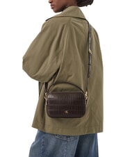 CALVIN KLEIN CK CROC Mini Bag a mano, con tracolla delicioso/antique silver - Borse Donna - 2