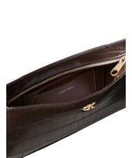 CALVIN KLEIN CK CROC Borsa a spalla delicioso/antique silver - Borse Donna - 4
