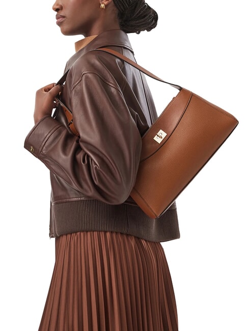 MIX MEDIA Borsa a spalla natural umber - Borse Donna