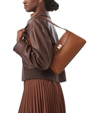 CALVIN KLEIN MIX MEDIA Borsa a spalla natural umber - Borse Donna - 2