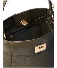 CALVIN KLEIN MIX MEDIA Mini Bag a mano, con tracolla olive night - Borse Donna - 4