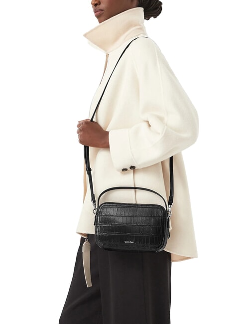 CK CROC Mini Bag a mano, con tracolla na black - Borse Donna