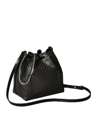 CALVIN KLEIN EMBLEM AOP Secchiello a tracolla black aop - Borse Donna - 3