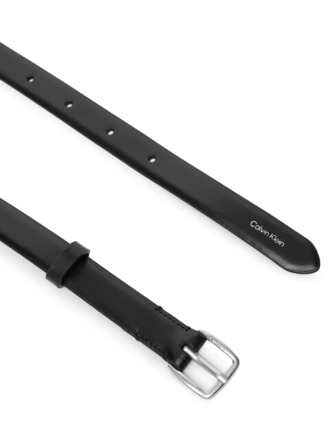 ESSENTIAL BUCKLE Cintura in pelle ck black / antique nickel - Cinture