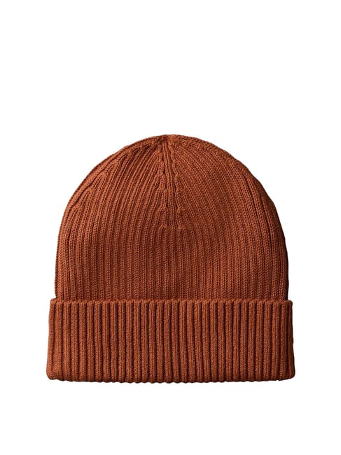 PATCH CHUNKY RIB  Berretto natural umber - Cappelli