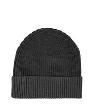 CALVIN KLEIN PATCH CHUNKY RIB  Berretto b65 charcoal grey heather - Cappelli - 2