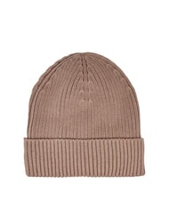 CALVIN KLEIN PATCH CHUNKY RIB  Berretto desert taupe - Cappelli - 2