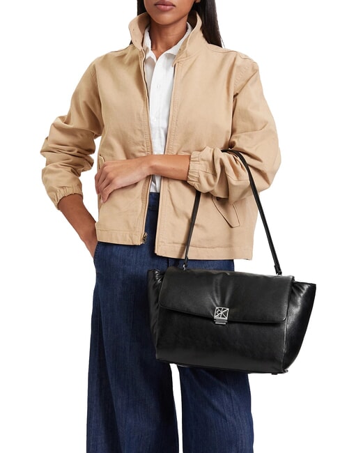 EMBLEM HW Shopping Bag na black - Borse Donna