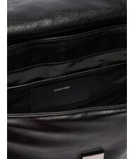 CALVIN KLEIN EMBLEM HW Shopping Bag na black - Borse Donna - 4