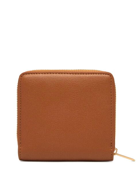 EMBOSSED LOGO Portafoglio Zip Around Small natural umber - Portafogli Donna