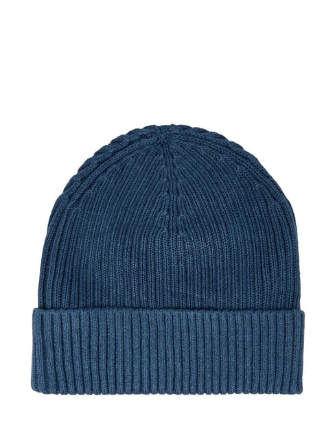 PATCH CHUNKY RIB  Berretto dark denim - Cappelli