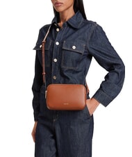 CALVIN KLEIN EMBOSSED LOGO Mini Bag a tracolla natural umber - Borse Donna - 2